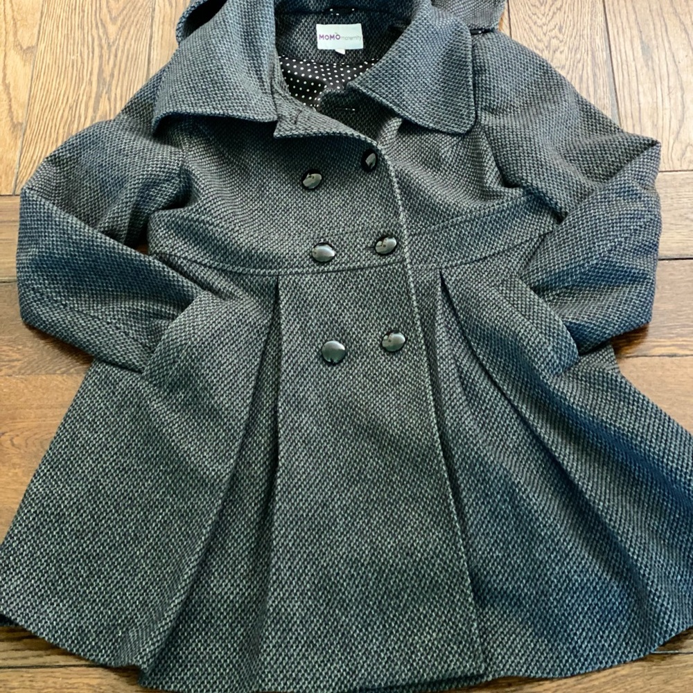Momo Maternity Wool Blend Pea Coat